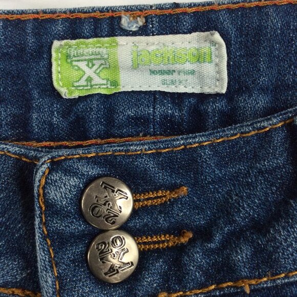 Twenty X Jackson Jeans Womens Size 7/8 Blue Denim Western Rodeo Boot Cut - Picture 7 of 8